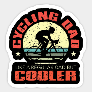 Cycling Dad Bike Bicycle Rider For Father Day Sticker